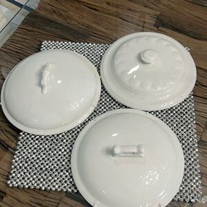 Vintage stone pot top